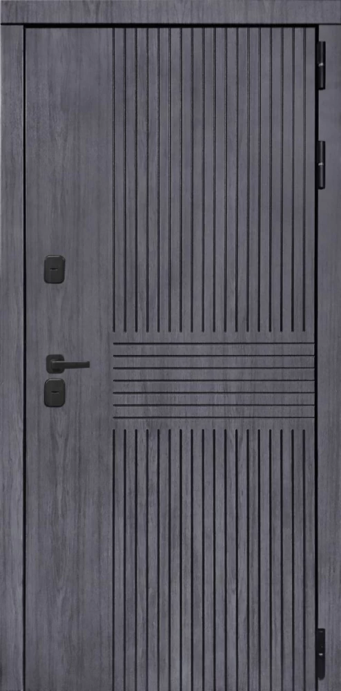 Входная дверь ДвериПРО Берген ФЛ-256 (10мм, бетон снежный) DPRO195373 внешняя сторона