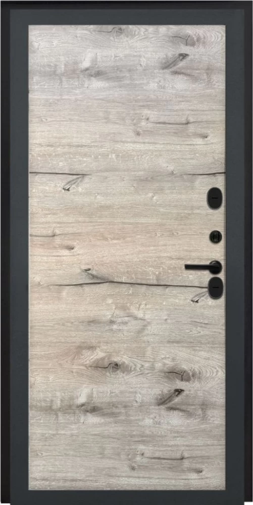 Входная дверь ДвериПРО L-45 Без фрезеровки Дуб пацифик горизонт DPRO195665 внутренняя сторона
