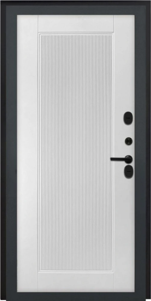 Входная дверь ДвериПРО Берген ПВХ 10мм Астрод веллуто бьянко DPRO228236 внутренняя сторона