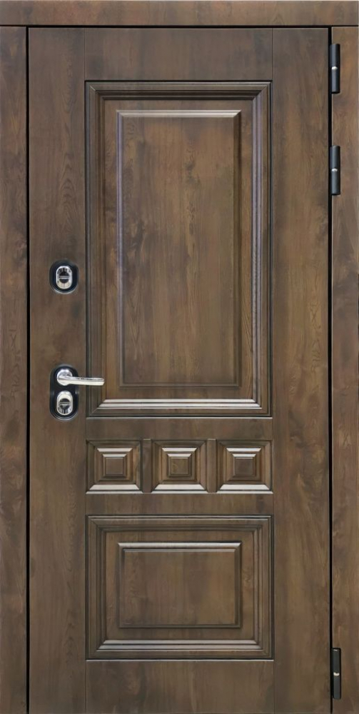 Входная дверь ДвериПРО Аура ФЛ 244 беленый дуб DPRO198203 внешняя сторона