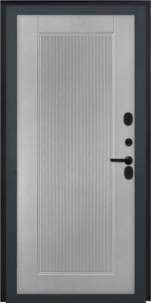 Входная дверь ДвериПРО Модель L-48 ПВХ 10мм Астрод Velutto Grigio DPRO198167 внутренняя сторона
