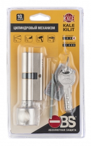 Цилиндровый механизм с вертушкой 164 OBS SCE/68 (26+10+32) mm никель 5 кл. new