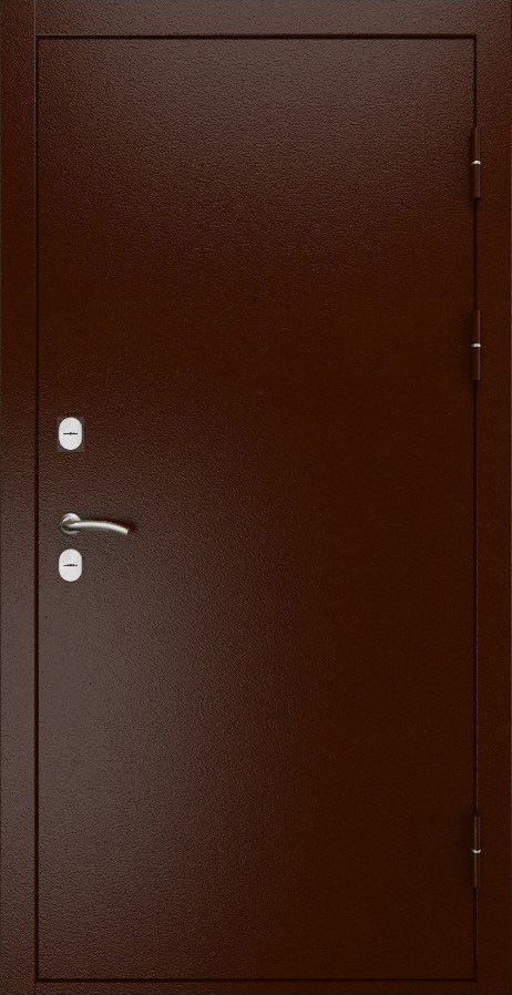 Входная дверь ДвериПРО L Термо Лаура-2 (16мм, мореный дуб) DPRO195999 внешняя сторона